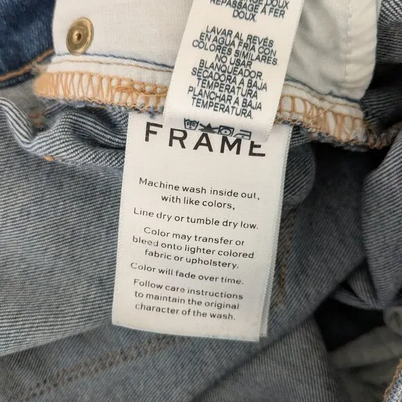 FRAME DENIM Women's Le Skinny de Jeanne Jeans  Size 29  Blue Denim