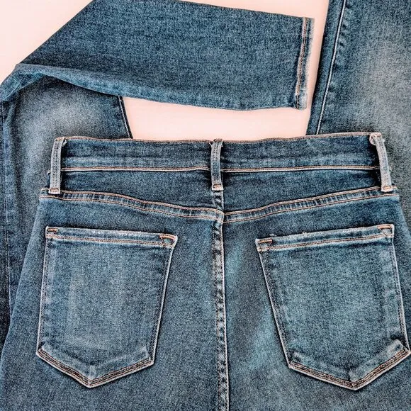 FRAME DENIM Women's Le Skinny de Jeanne Jeans  Size 29  Blue Denim