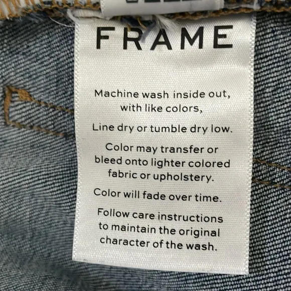 Frame Le Nouveau Straight Jeans in Sheffield Size 27