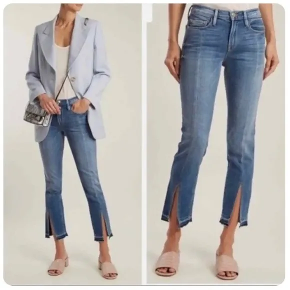 Frame Le Nouveau Straight Jeans in Sheffield Size 27