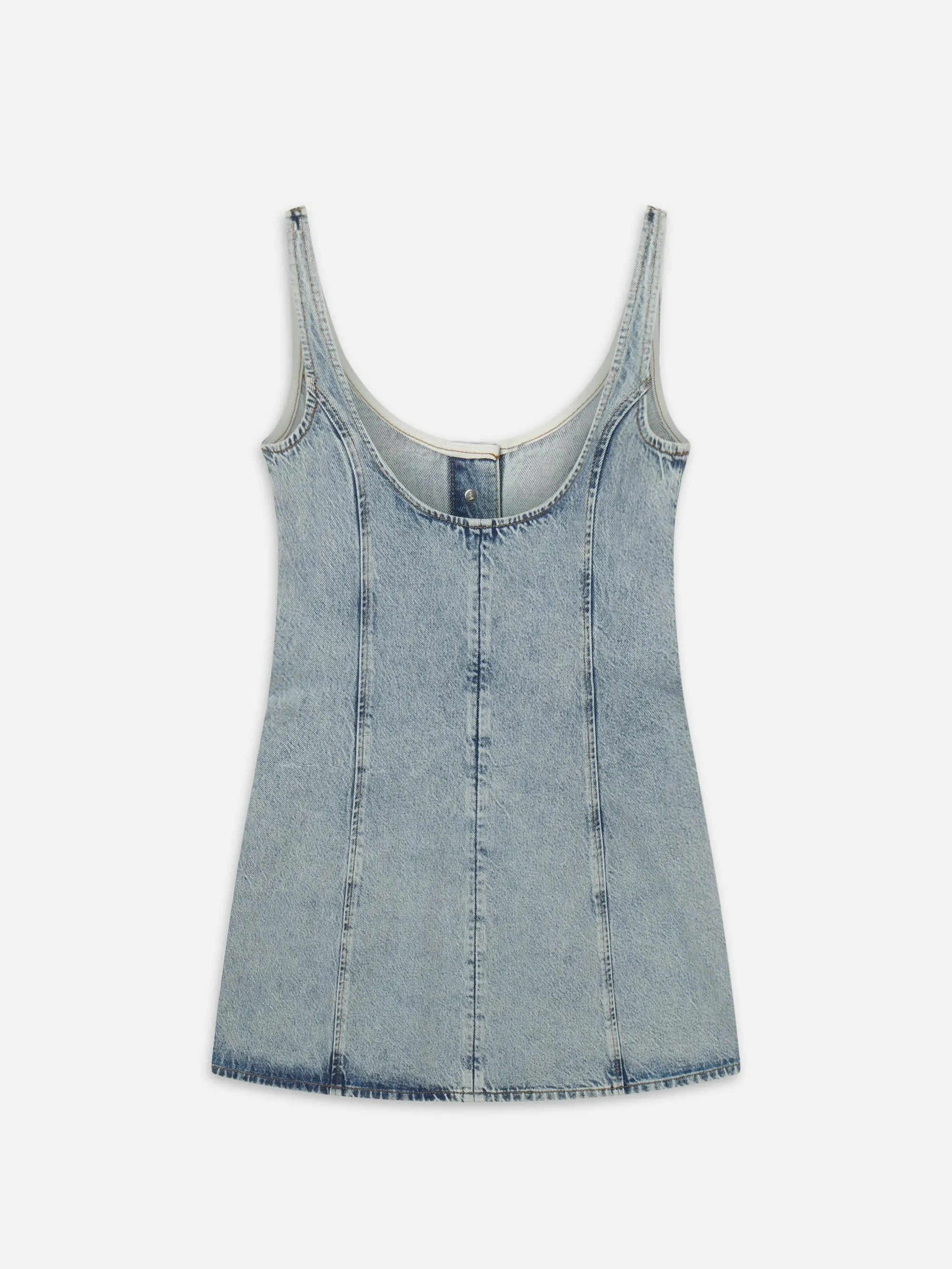 Frdr105 Denim Shift Dress