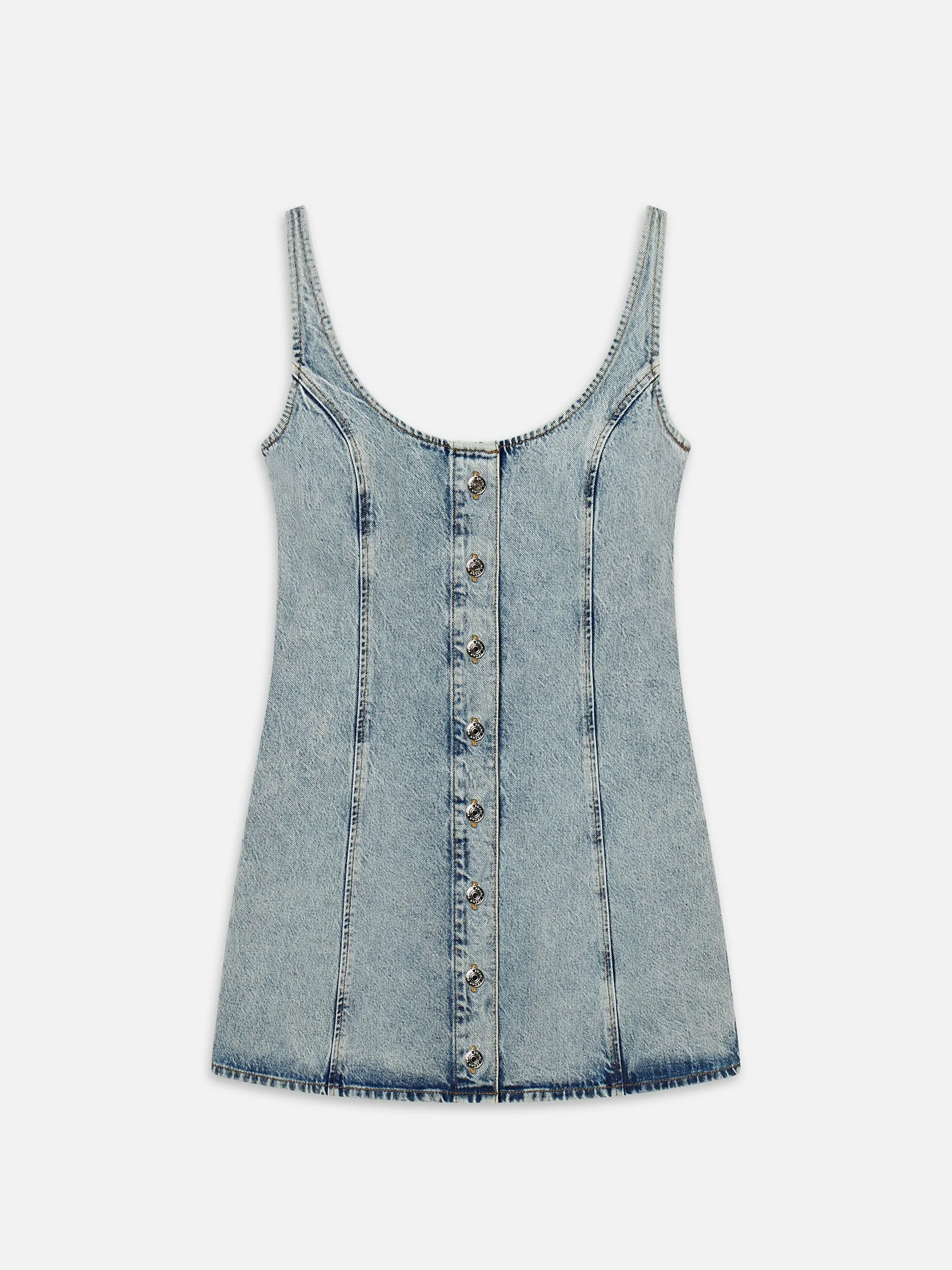 Frdr105 Denim Shift Dress