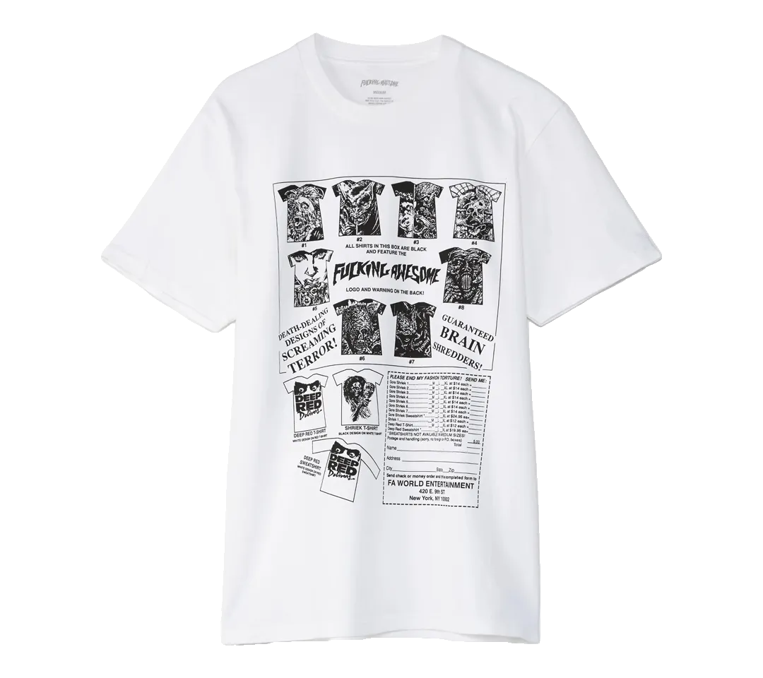 Fucking Awesome Gore Shriek T-Shirt