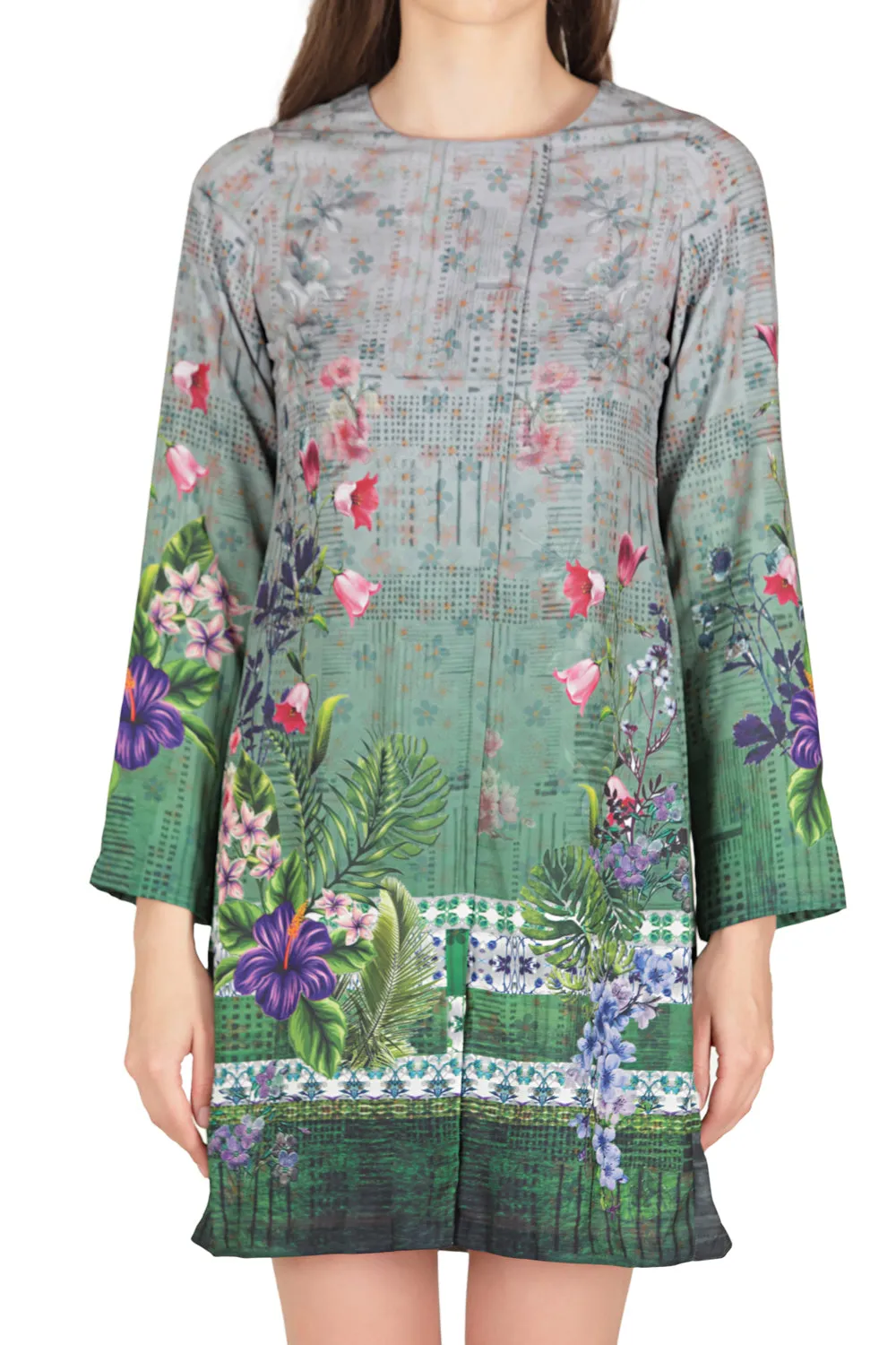 Full Sleeve Short Shift Dress