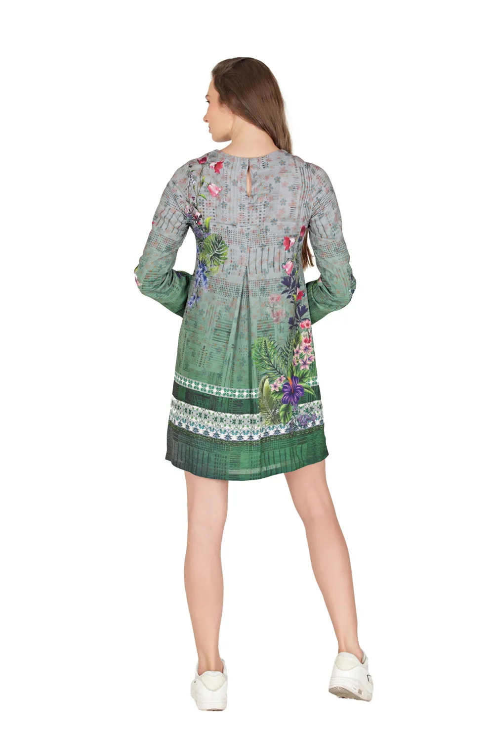 Full Sleeve Short Shift Dress