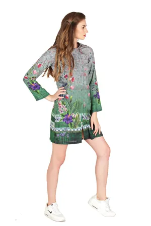 Full Sleeve Short Shift Dress