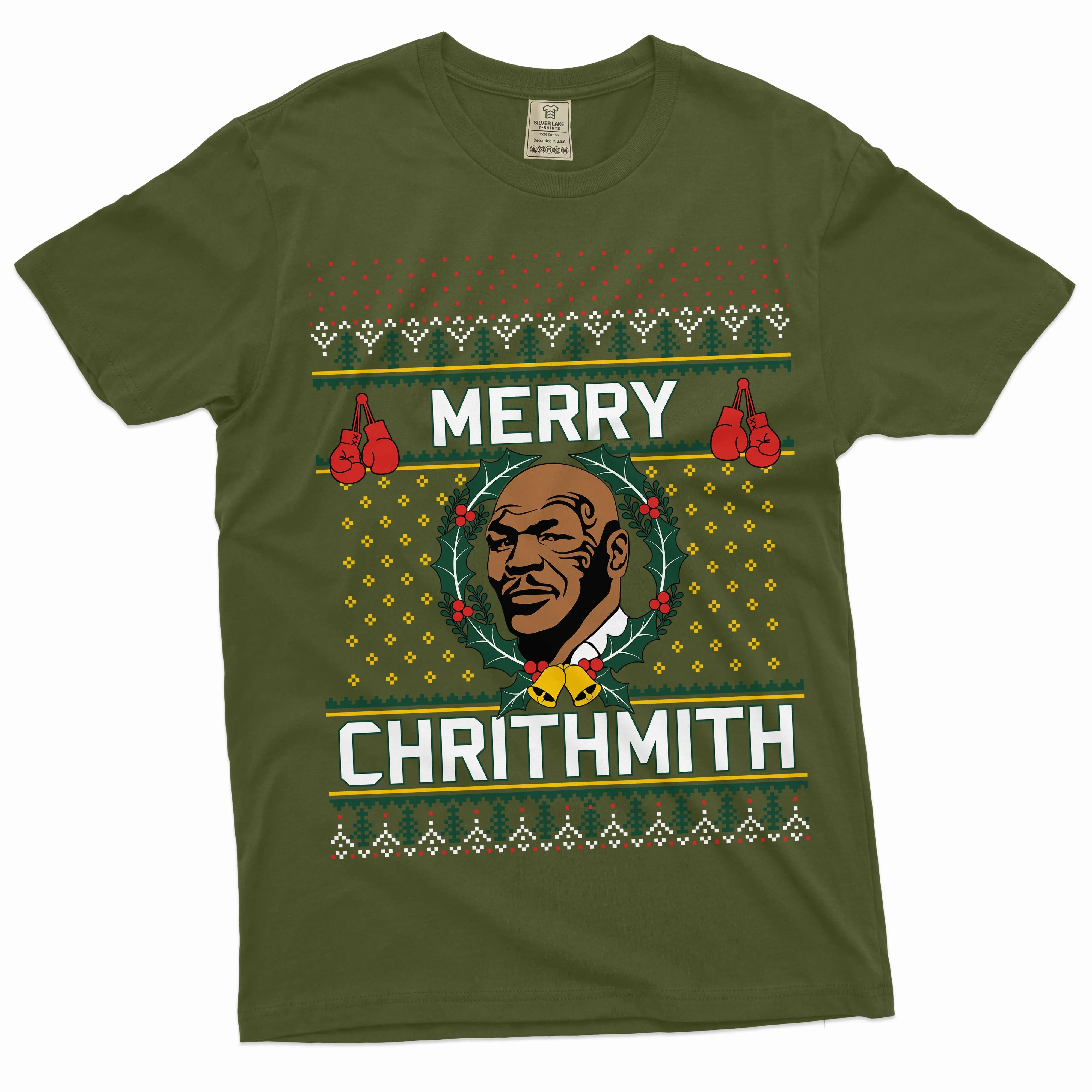Funny Mike Tyson Merry Chrithmith Shirt Ugly Christmas Sweater Style Humor Joke Shirt