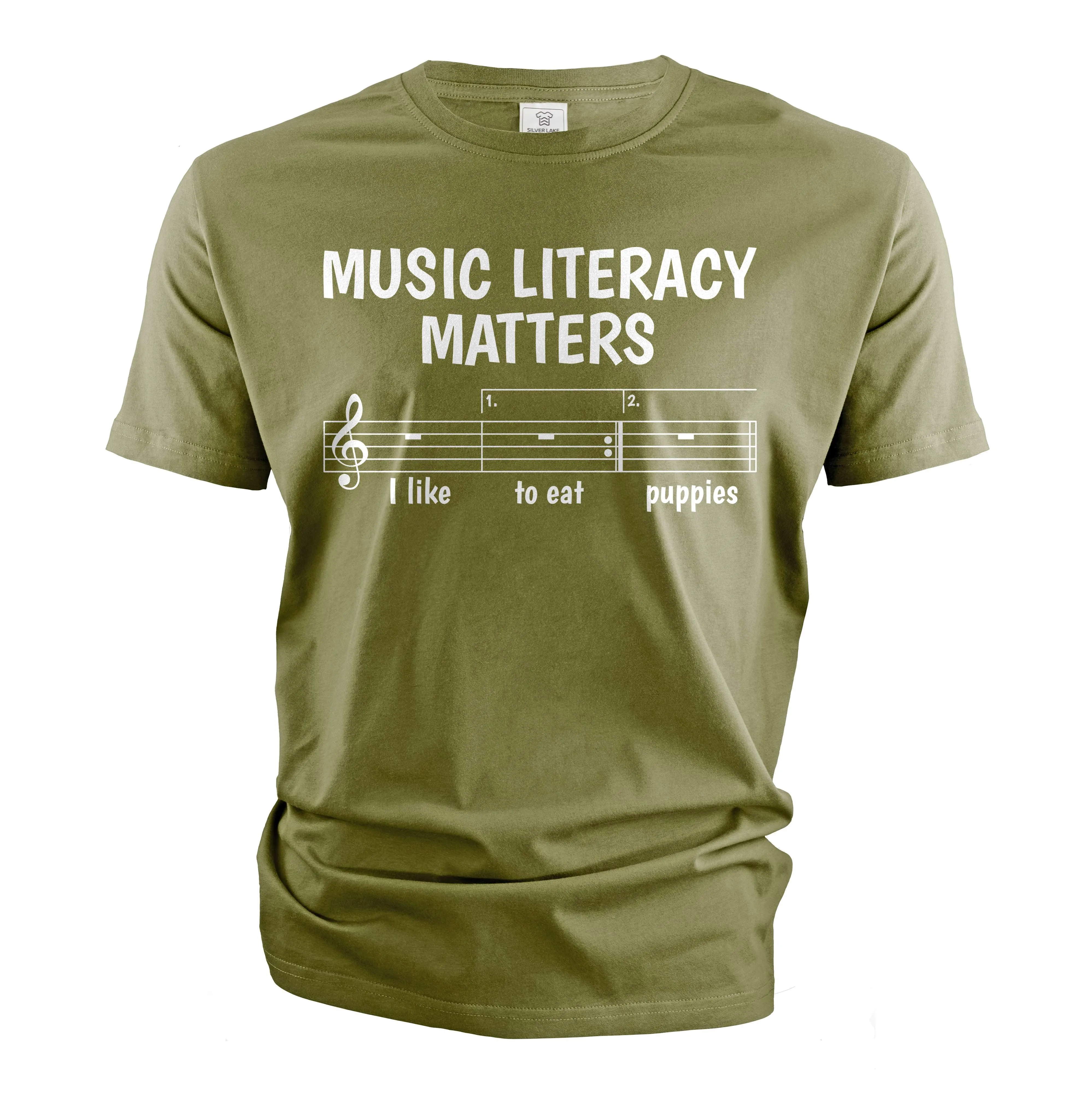 Funny Music T-shirt Music literacy matters funny musician musical notes piano guitar shirt