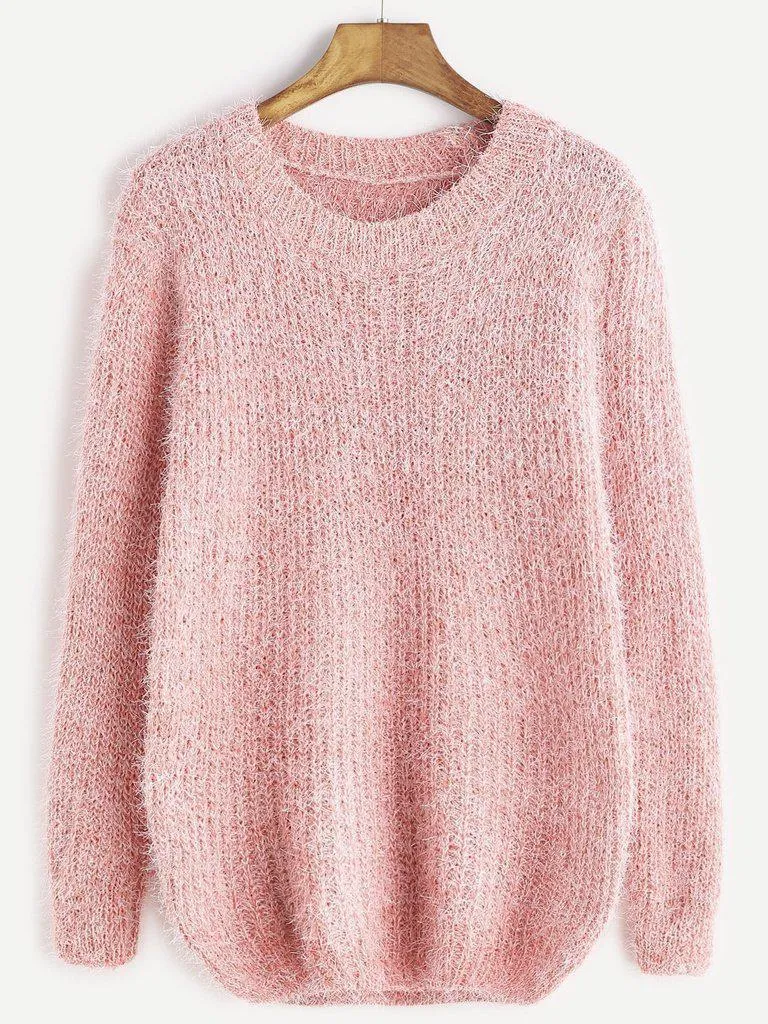 Fuzzy Chunky Knit Sweater