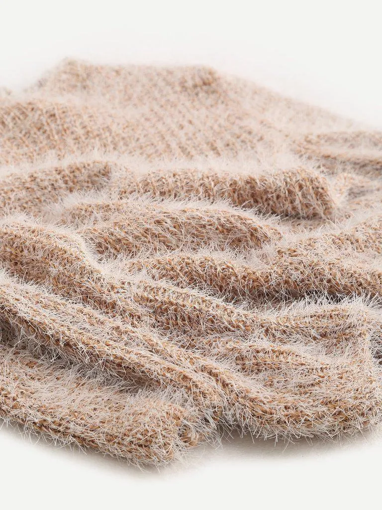 Fuzzy Chunky Knit Sweater