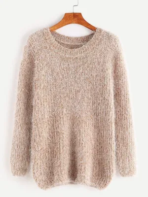 Fuzzy Chunky Knit Sweater