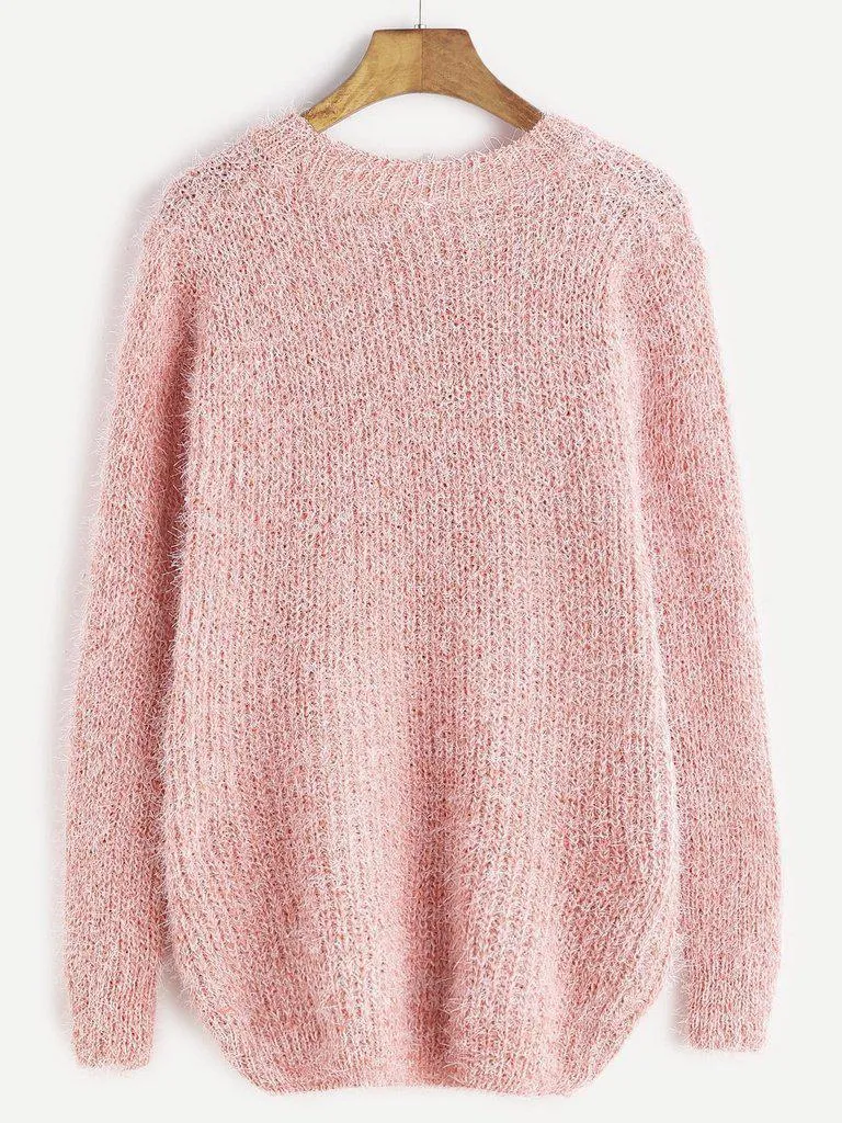 Fuzzy Chunky Knit Sweater