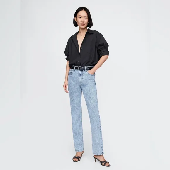GAP| High Rise 90s Straight Leg Jeans
