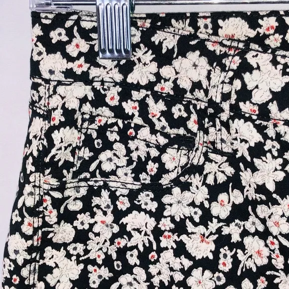 Genetic Shane Skinny Jacquard Floral Brocade Jeans