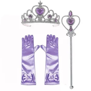 Girls Princess play Dresses & Crowns & Jewelry Kids pretend play