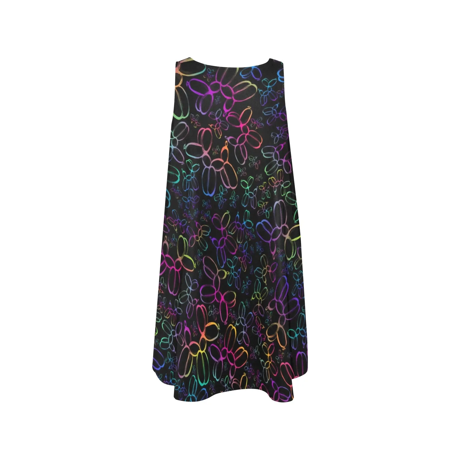 Glow Dogs - Flared Shift Dress with Pockets (XS - 3XL)