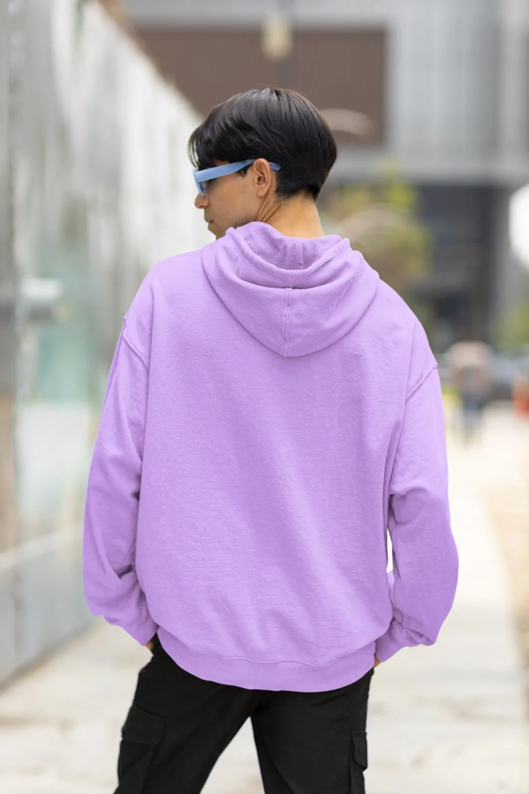 Gojo Satoru Lavender Oversized Hoodie