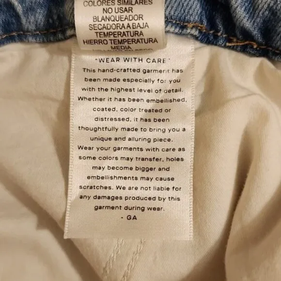 Good American &quot;Good Boy&quot; Stonewashed Straight Leg Jeans - 28
