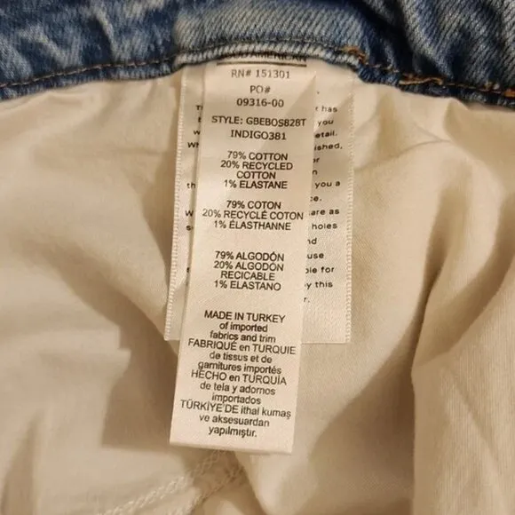 Good American &quot;Good Boy&quot; Stonewashed Straight Leg Jeans - 28