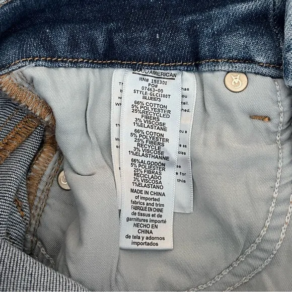 {Good American} Good Legs Stovepipe Distressed Jeans - Women's 2/26 - NWT