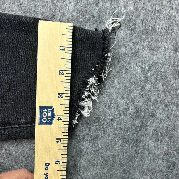 Good American Good Petite Skinny Jeans Women's Size 2 / 26 Black Denim NWT