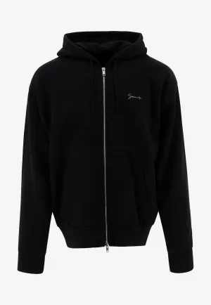 Graphic Print Zip-Up Hoodie