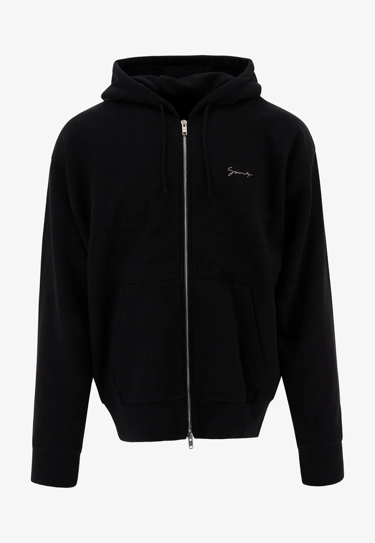 Graphic Print Zip-Up Hoodie