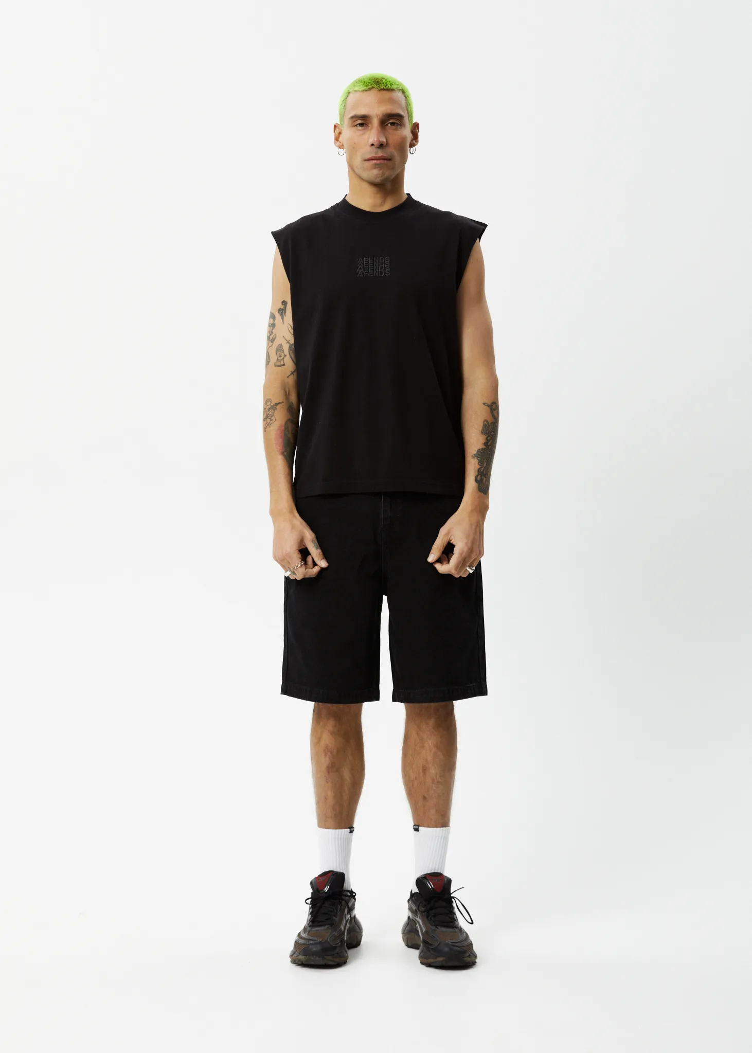 Graphic Sleeveless T-Shirt