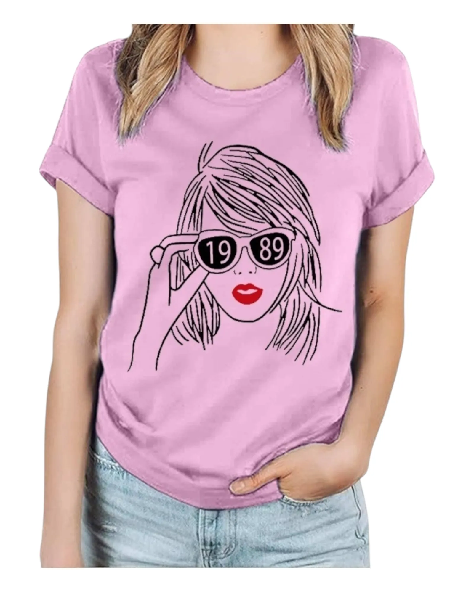 Graphic T-Shirt with Taylor Swift Design