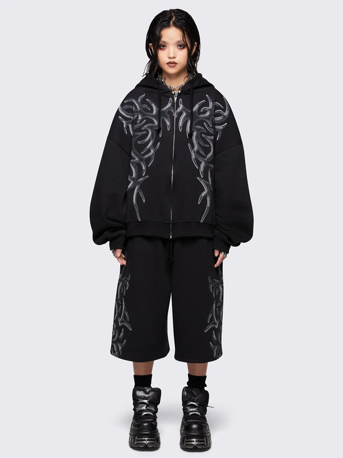 Gritty Zip Up Hoodie