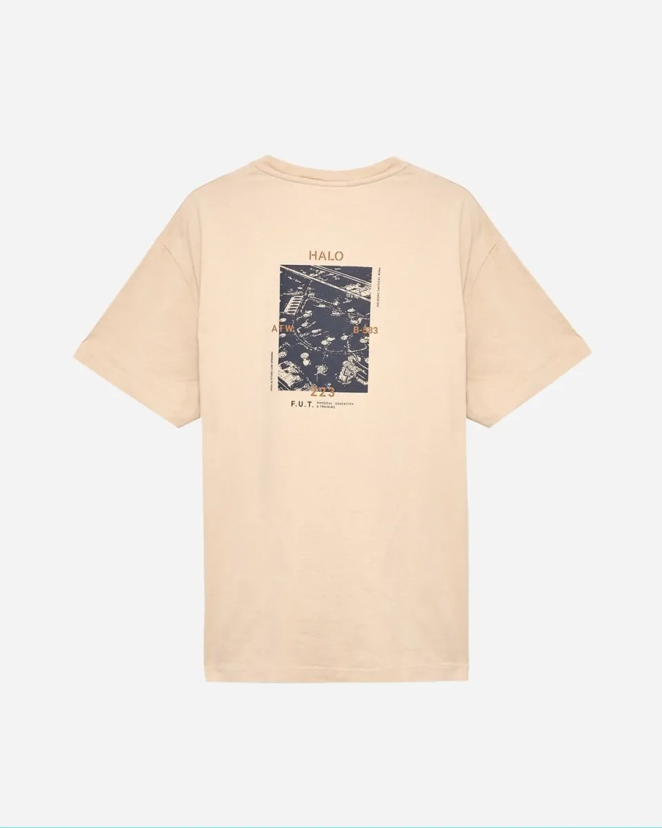 Halo Heavy Graphic Tee - Oyster Gray