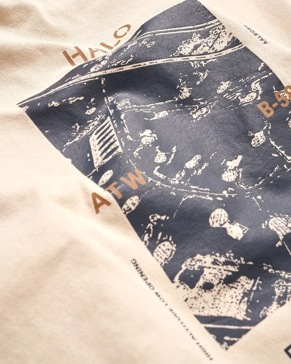 Halo Heavy Graphic Tee - Oyster Gray