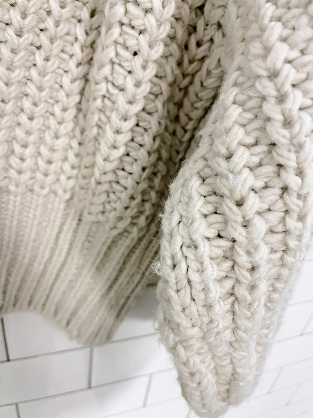 h&m wool-blend chunky sweater