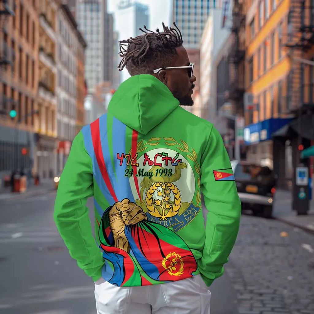 Happy Eritrea Independence Day Zip Hoodie 34th Anniversary LT15