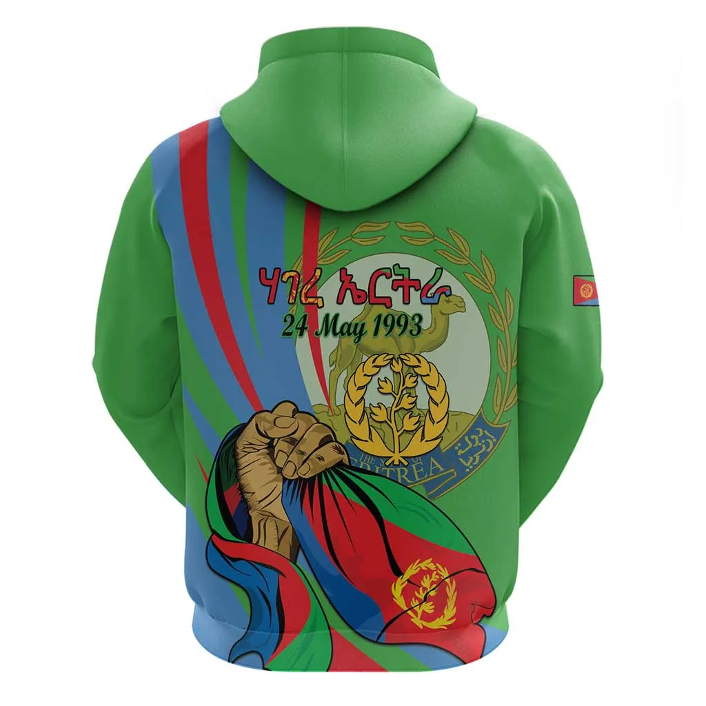 Happy Eritrea Independence Day Zip Hoodie 34th Anniversary LT15