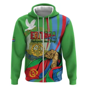 Happy Eritrea Independence Day Zip Hoodie 34th Anniversary LT15