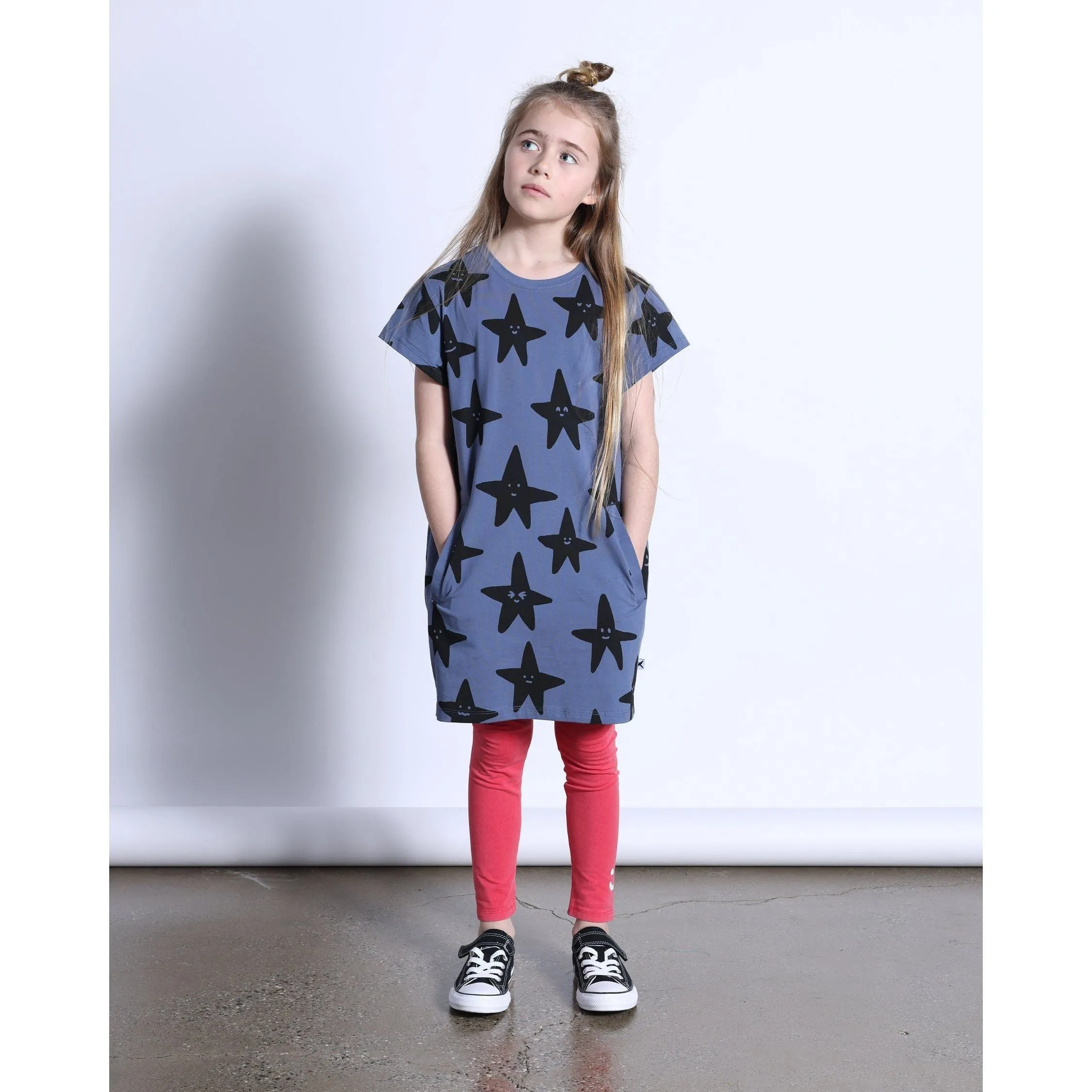 Happy Stars Dress- Midnight