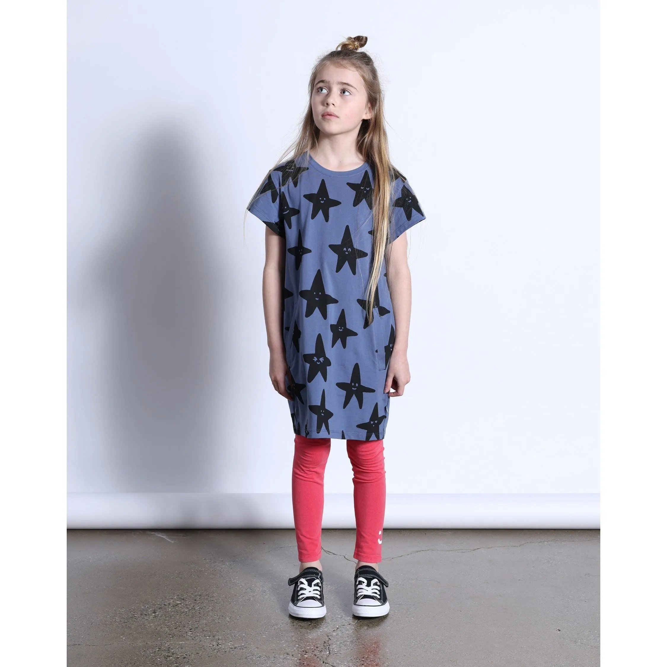 Happy Stars Dress- Midnight