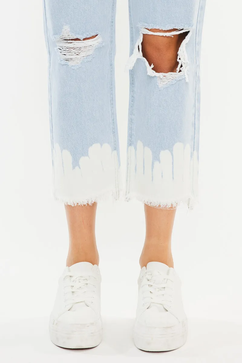 Harmony High Rise Straight Leg Jeans