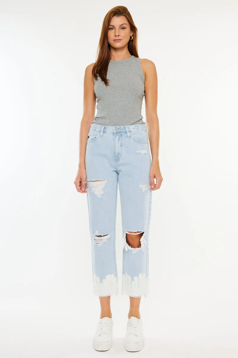 Harmony High Rise Straight Leg Jeans