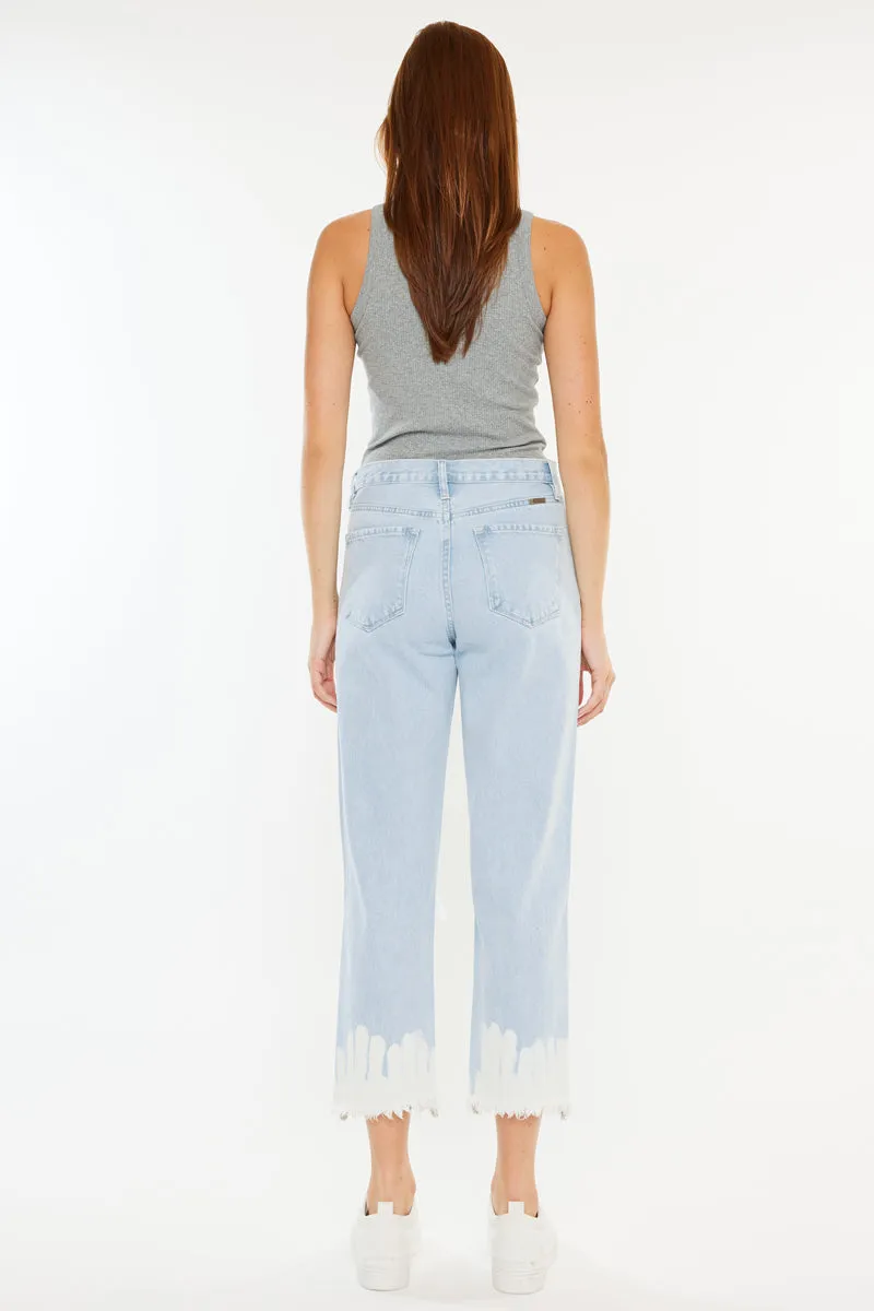 Harmony High Rise Straight Leg Jeans