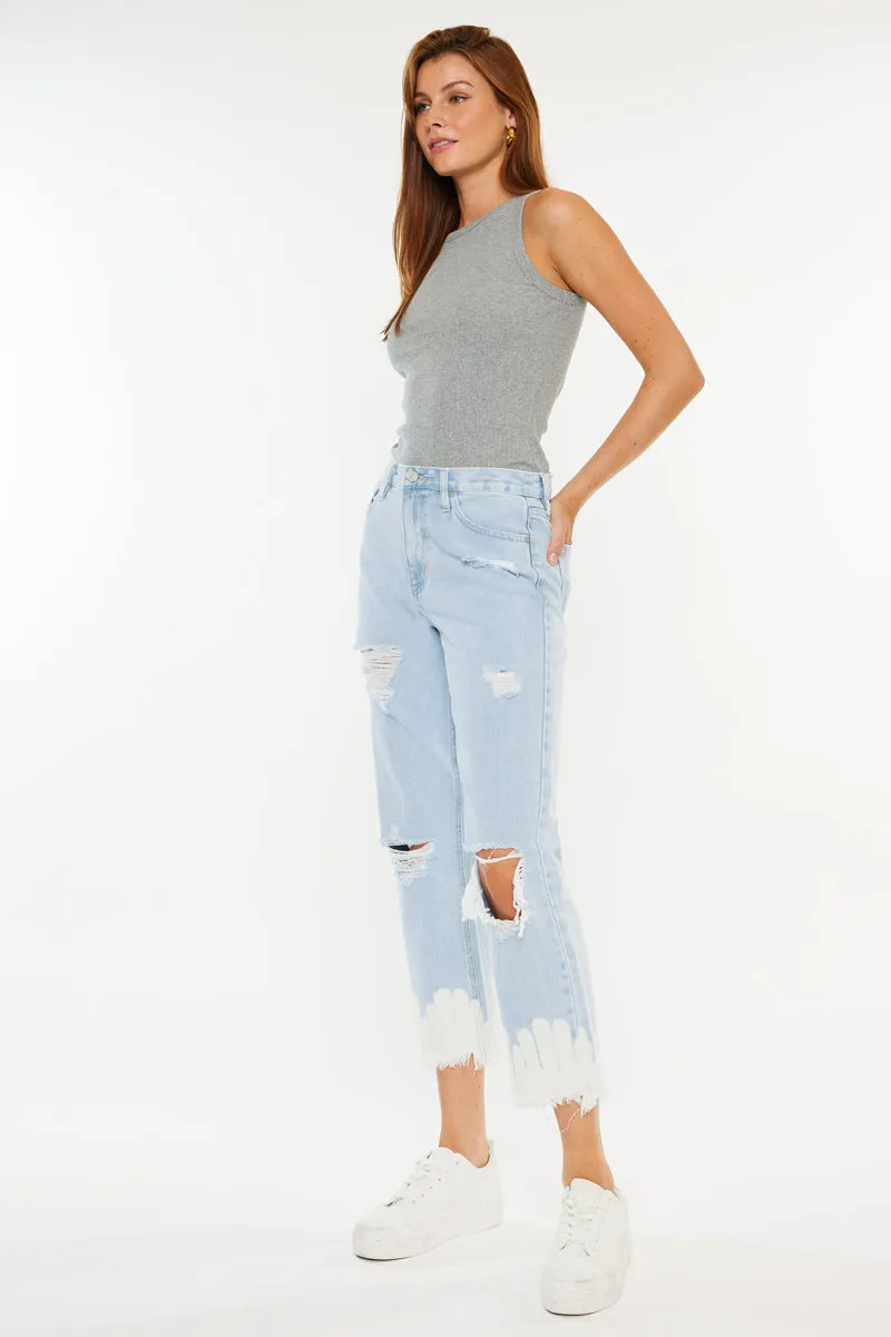 Harmony High Rise Straight Leg Jeans