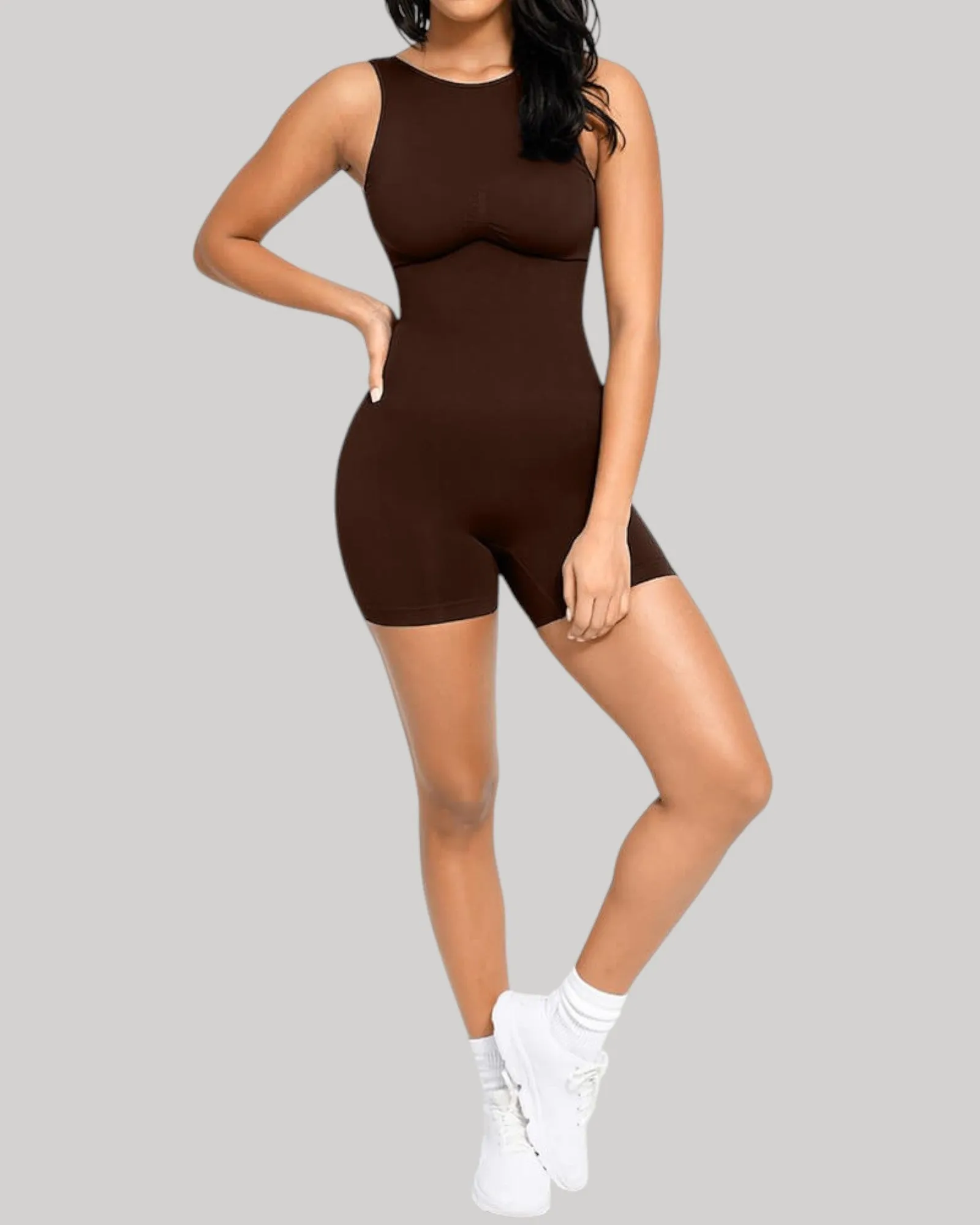 Harper Scoop Back Mid-Thigh Bodysuit