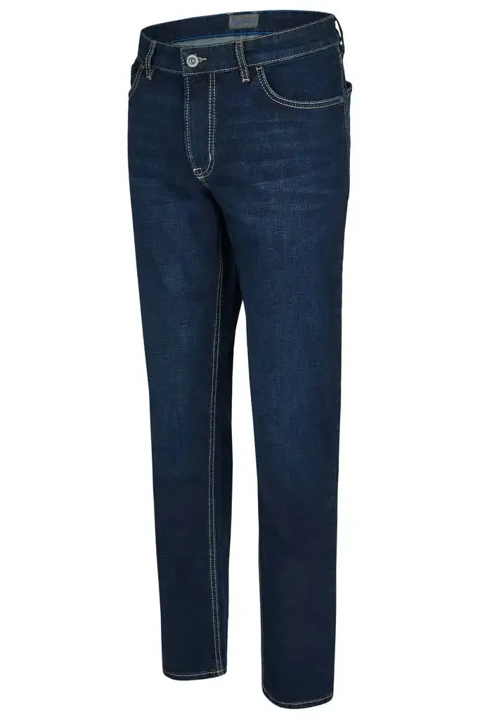 Hattric Jeans Hunter Straight Leg Stretch 688465/42 Pure Indigo Blue