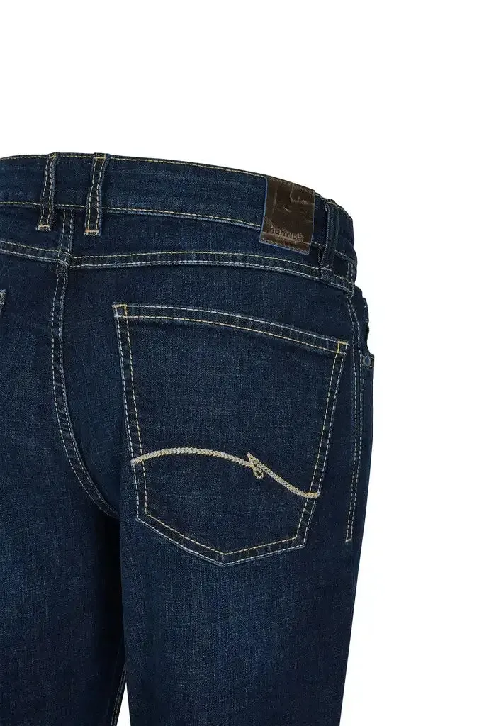 Hattric Jeans Hunter Straight Leg Stretch 688465/42 Pure Indigo Blue
