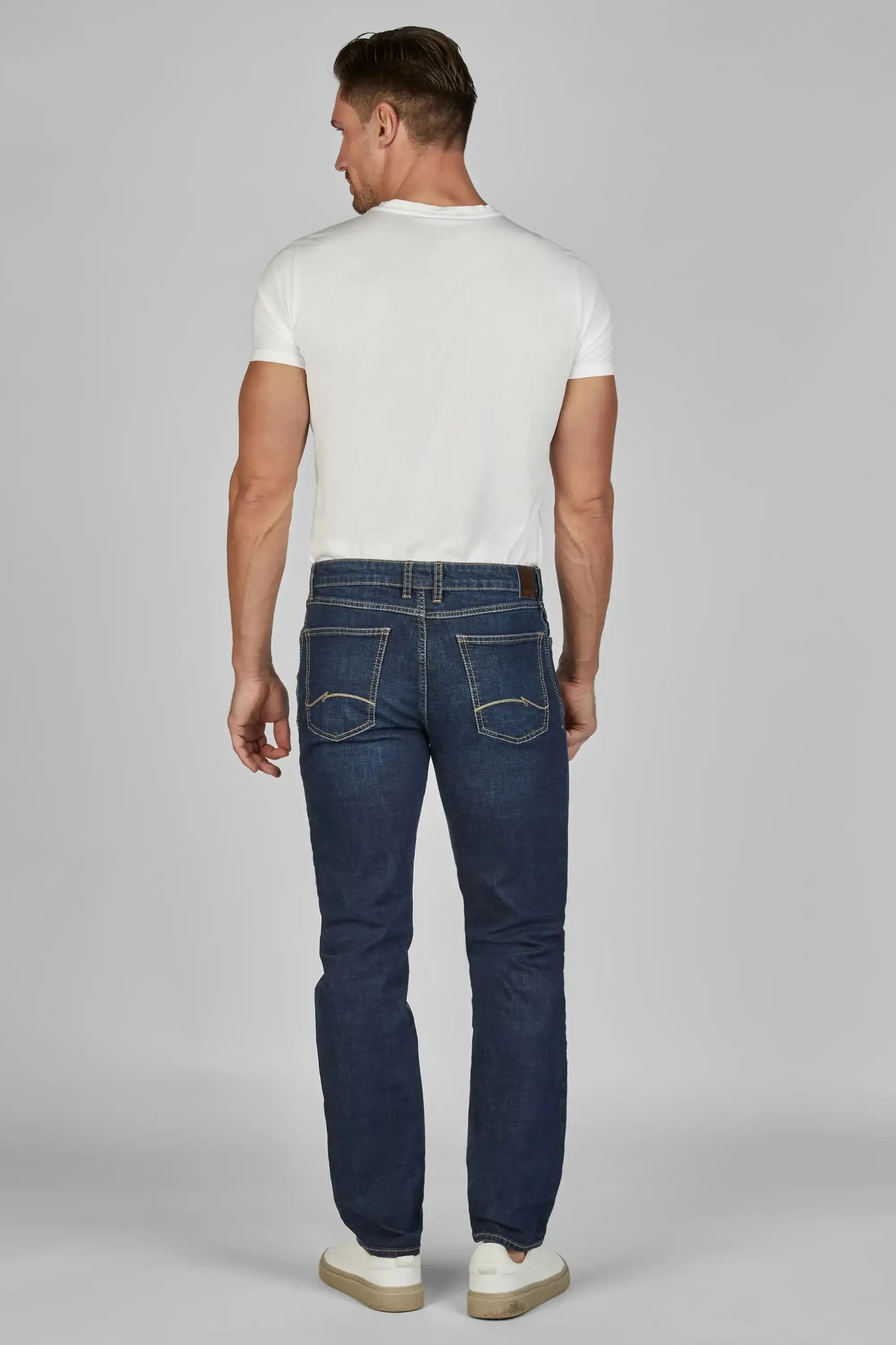 Hattric Jeans Hunter Straight Leg Stretch 688465/42 Pure Indigo Blue