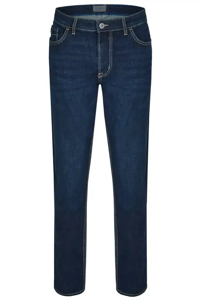 Hattric Jeans Hunter Straight Leg Stretch 688465/42 Pure Indigo Blue