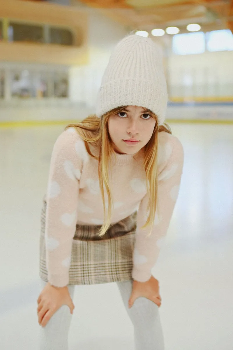 HEART PATTERN SWEATER