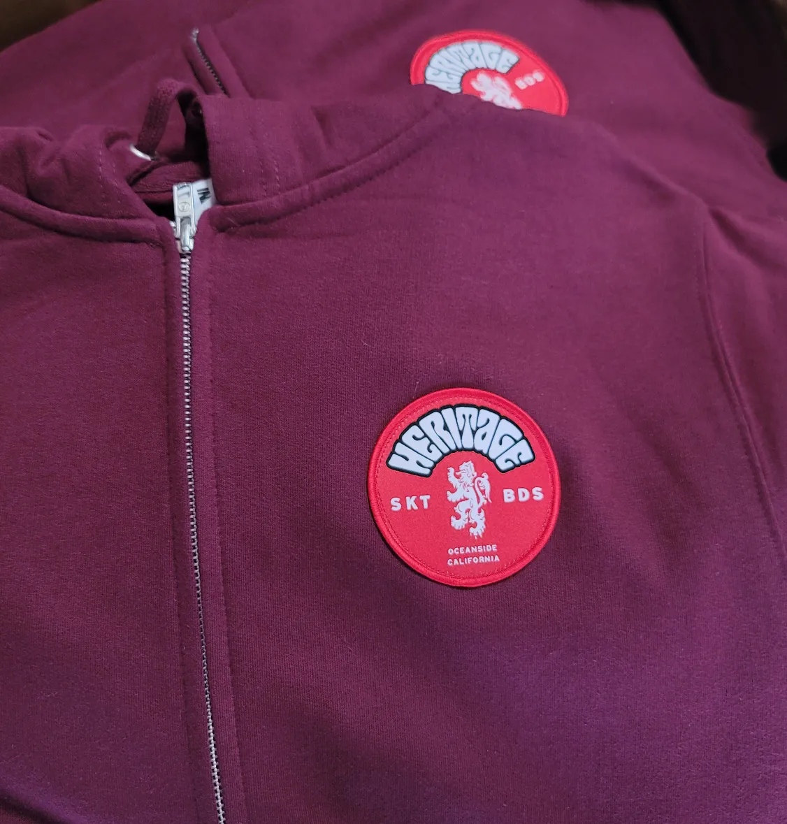 HeritageSKTBDS Shop embroidered Zip up Sweatshirts