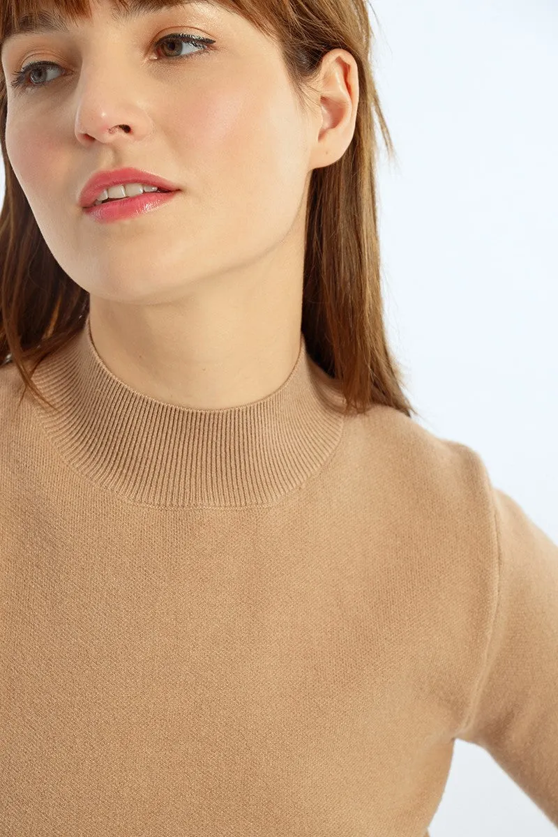HIGH-NECK SWEATER